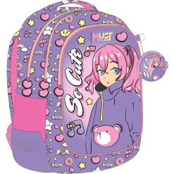 43 CM BACKPACK 3 CASES SO CUTE
