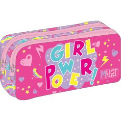 PENCIL CASE 2 ZIPPERS GIRL POWER