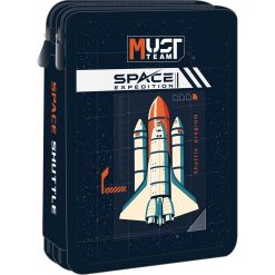 DOUBLE DECKER FILLED PENCIL CASE SPACE EXPEDITION