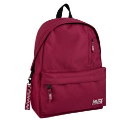 MONOCHROME 43 CM BACKPACK BORDEAUX W/ GREY