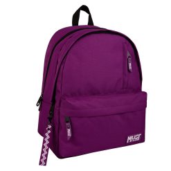 MONOCHROME 43 CM BACKPACK 2 COMPARTMENTS VIOLET W/ LILA