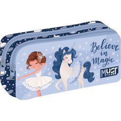 PENCIL CASE 2 ZIPPERS BELIEVE IN MAGIC