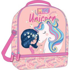 LUNCH BAG ISOTHERMAL GIRL & UNICORN
