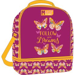 LUNCH BAG ISOTHERMAL BUTTERFLY FOLLOW YOUR DREAMS