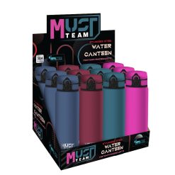 WATER CANTEEN STAINLESS STEEL 600ML 4COLORS