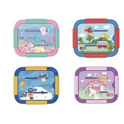 LUNCH BOX 1300ML 4 DESIGNS