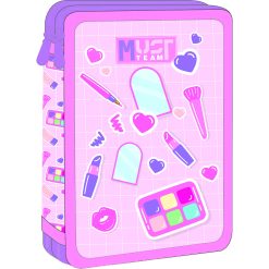 DOUBLE DECKER FILLED PENCIL CASE COSMETICS