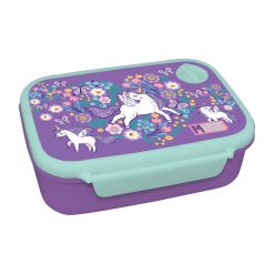 LUNCH BOX 800ML UNICORN HEART