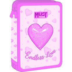 DOUBLE DECKER FILLED PENCIL CASE ENDLESS LOVE